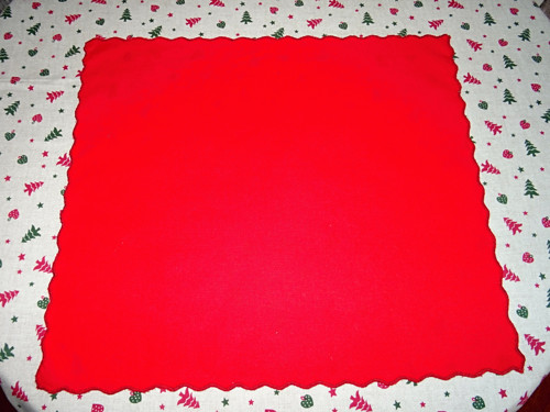 Červené prostírání -bavlněné-35/40