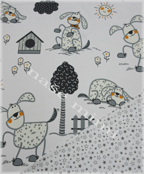 Povlečení pejsci + hvězdy 35x55 110x125 cm