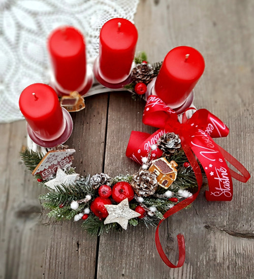 Menší adventní věneček — foto 1