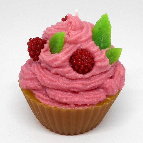 Svíčka malinový cupcake