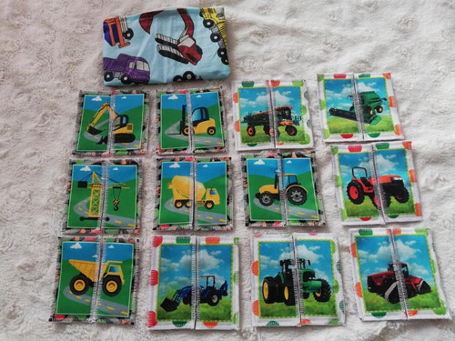 Puzzle auta 12 ks