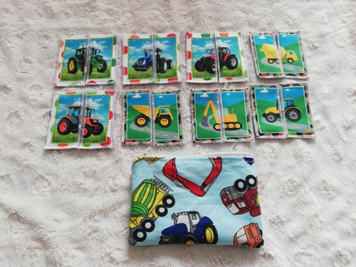Puzzle stroje 8ks