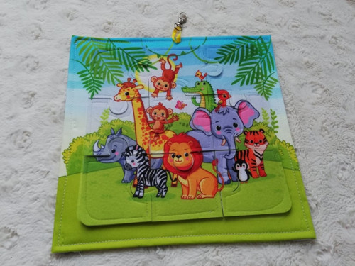 Puzzle s podkladem