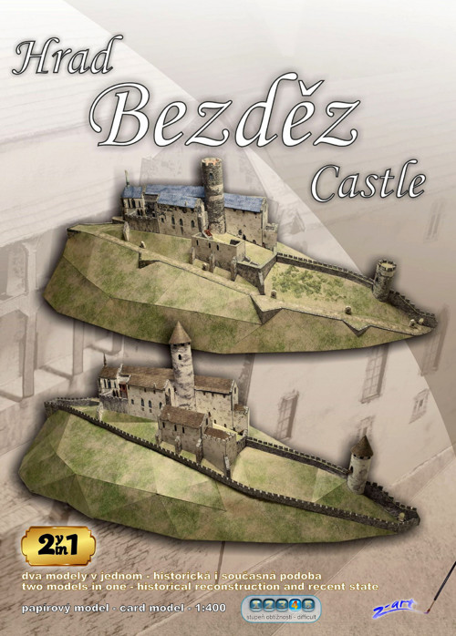 Papírový model hradu Bezděz 2v1