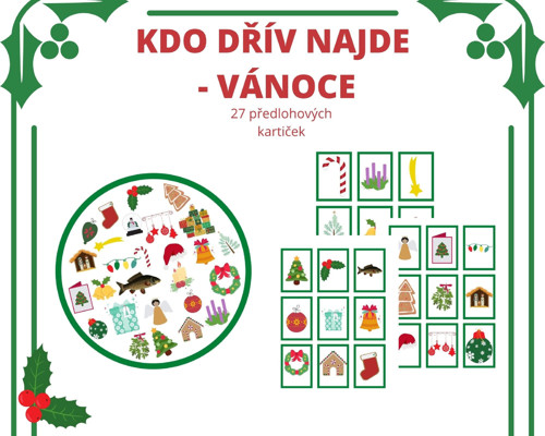 Kdo dřív najde - VÁNOCE