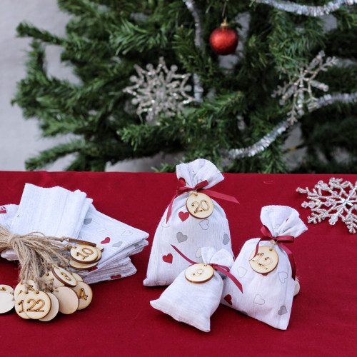 Adventní kalendář k naplnění, adventní pytlíčky