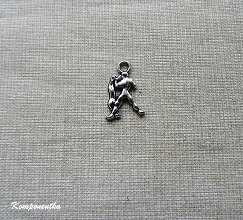 Kovový přívěsek vodnář 10x14mm 1kus