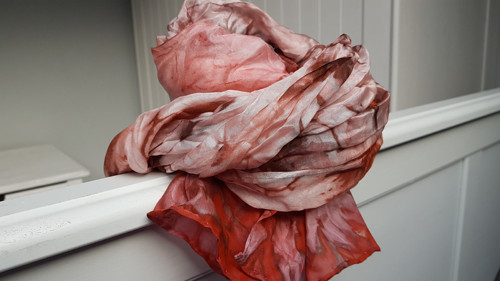 Šál Lososová , 180x90 cm