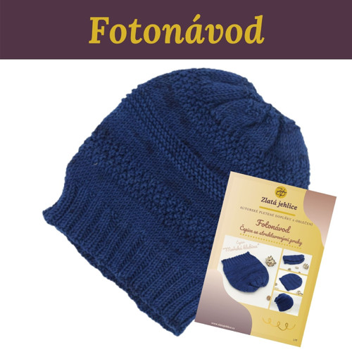 Fotonávod – čepice se strukturovými pruhy