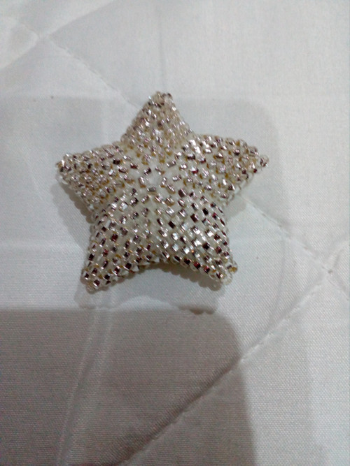 3D hvězda stříbrná