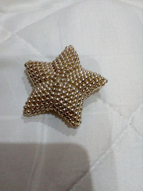 3D hvězda stříbrná