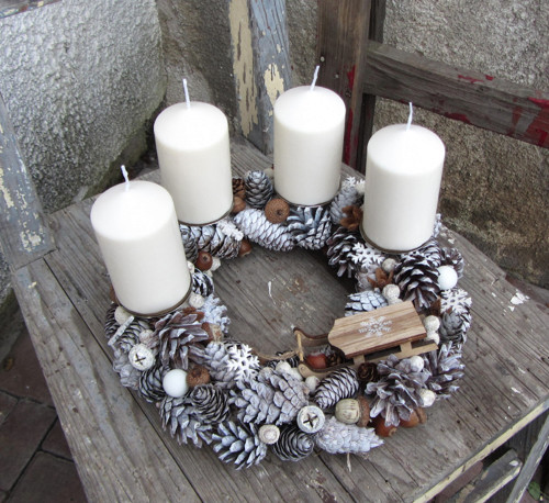 Přírodní advent / se sáněmi — foto 1