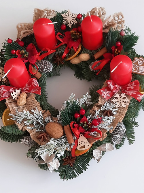Adventní věnec přírodní 3 — foto 1