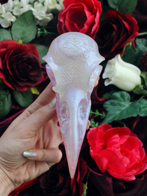 Havraní lebka PEARL & GLOW — foto 1