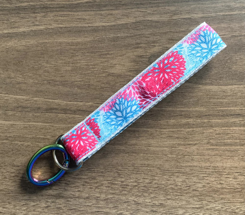 Klíčenka Dahlia Bílá/Modrá — foto 1