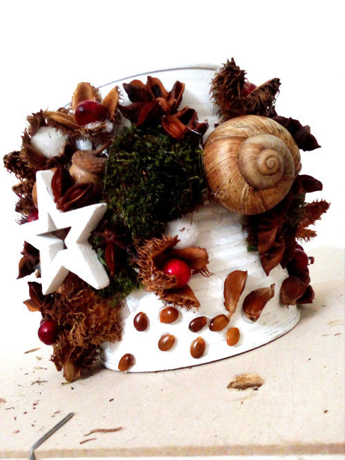 Obal ADVENŤÁČEK natural floral art
