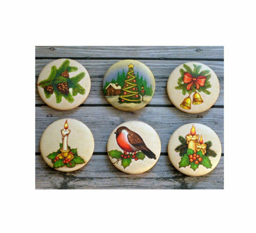 1 Set Merry Christmas Mix Glue Na Dekoraci