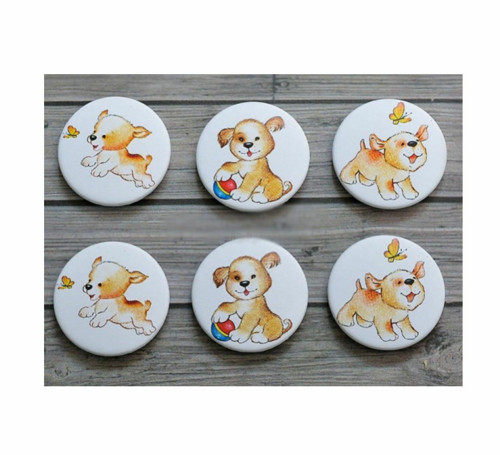 1 Set Happy Puppy Mix Glue Na Dekoraci Cabochon,