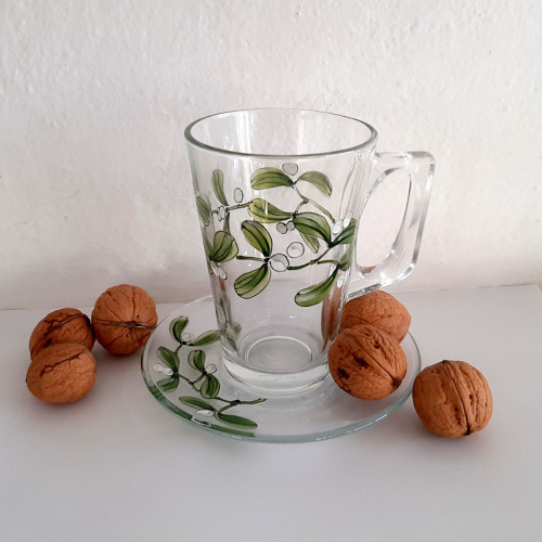 Jmelíčkový - 250 ml - malováno ručně