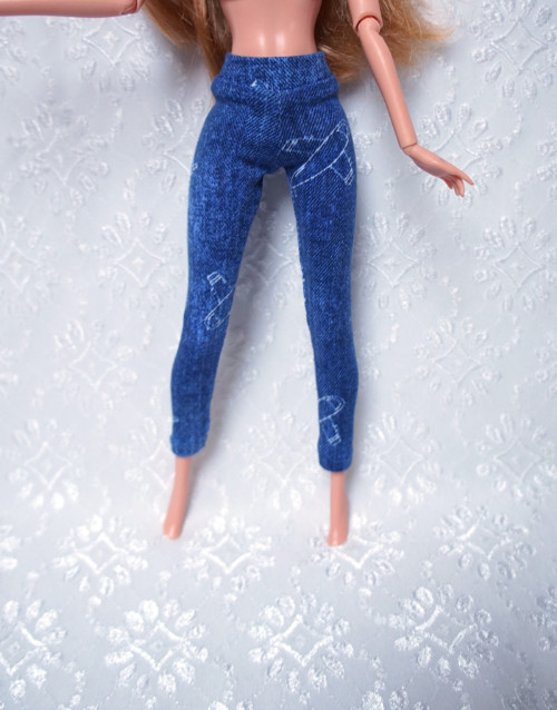 Legíny - jeans — foto 1