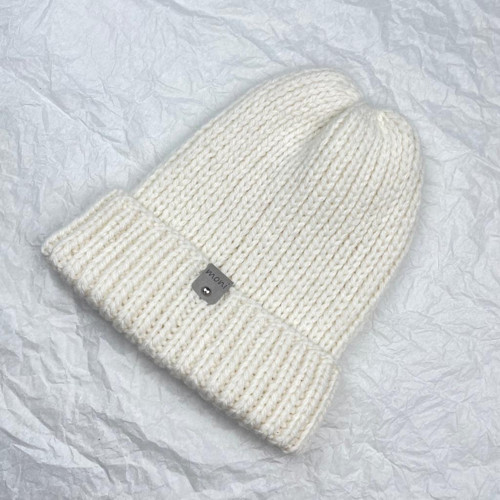 Dámská čepice merino angora smetanová