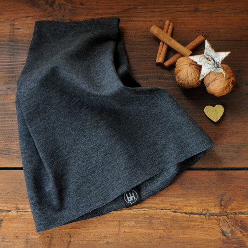 Bavlněná dámská čepice BHiStyle - anthracite — foto 1