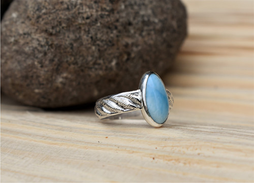 Prsten larimar - Ag — foto 1