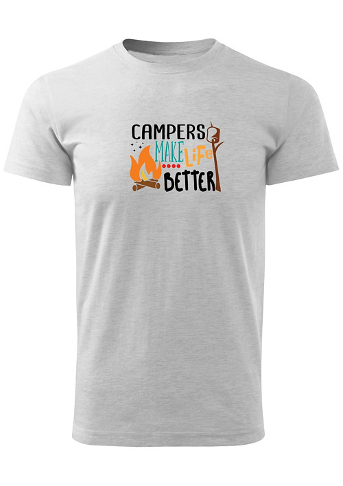 Pánské tričko "Campers make life better" — foto 1
