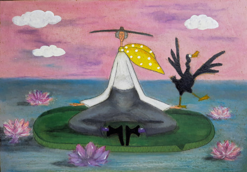 Meditace mezi lotosy....