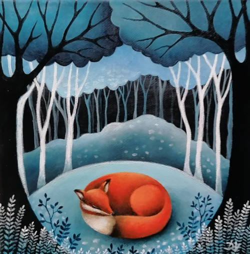 Pod stromy (20x20 cm) — foto 1