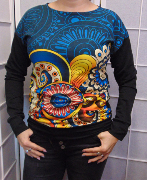 Mikina -BLÁZNIVÁ MANDALA
