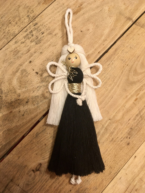 Anděl macramé