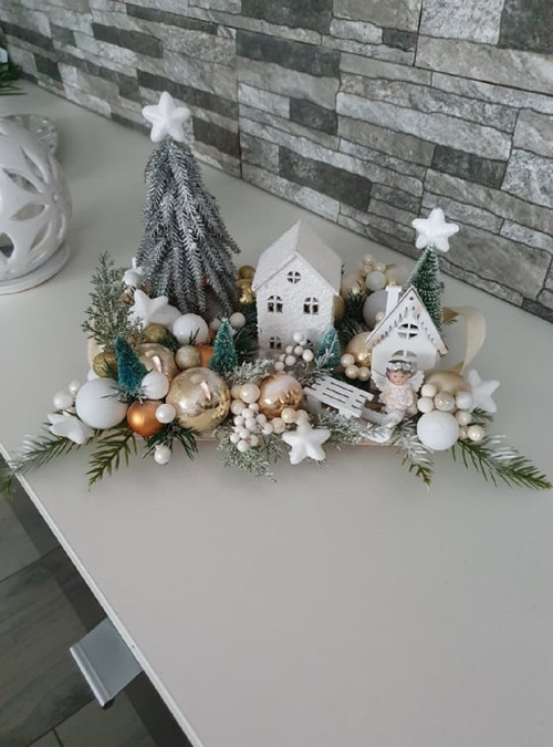 Vánoční tác - dekorace — foto 1