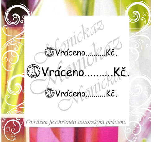 Vráceno 281. Razítko. — foto 1