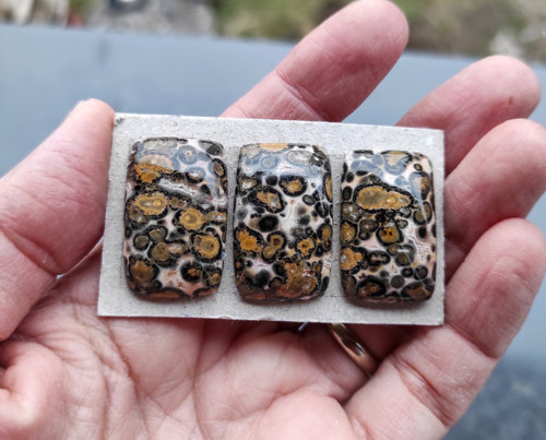 Jaspis leopardí, ID 2184 - souprava — foto 1