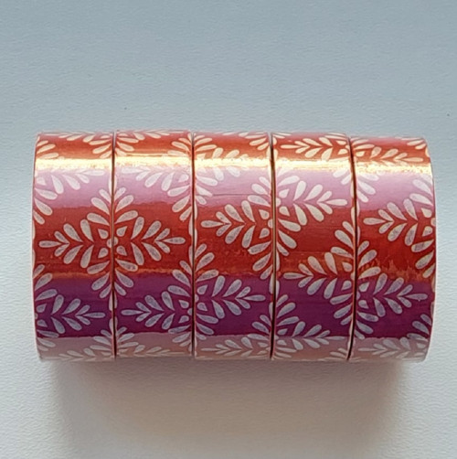 Washi páska. Vánoční červená.