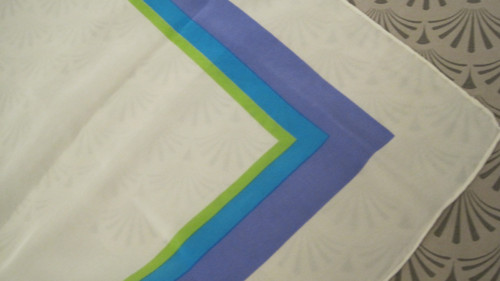 Retro hedvábní šátek 75cm, akce!! — foto 1