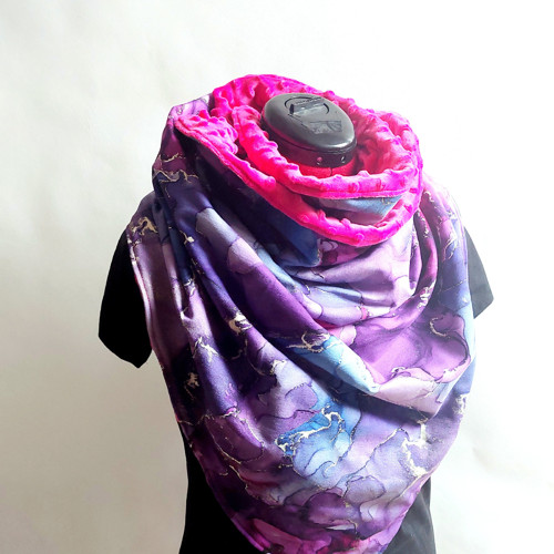 Zavinovací maxišál Violet storm /minky — foto 1