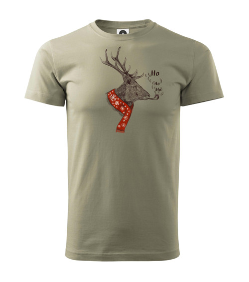 Tričko Deer With A Pipe — foto 1