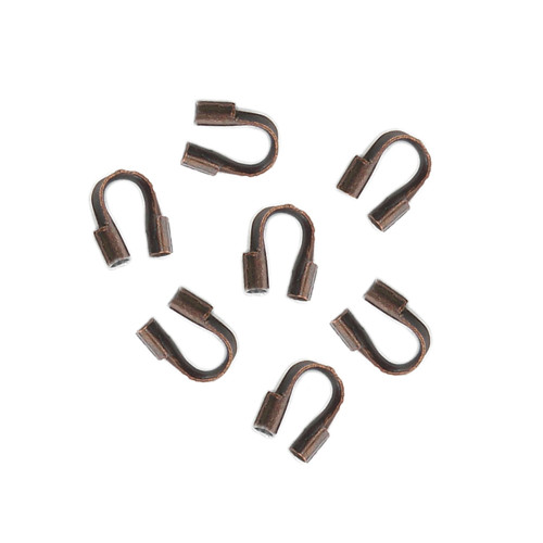 Koncovka podkůvka měděná 4,5mm, 10ks