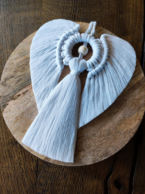 Macramé Anděl bílý — foto 1