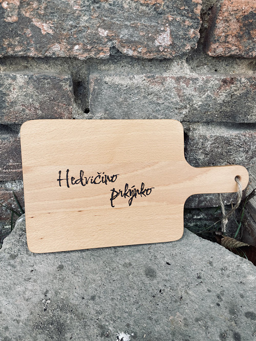 Dřevěné prkýnko - Hedvičino prkýnko (na přání) — foto 1
