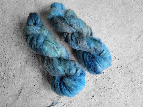 Foggy afternoon - brushed suri alpaca — foto 1