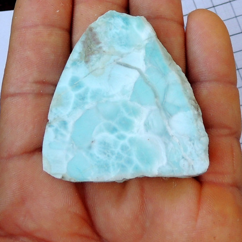 Larimar plátek surový neleštěný 178 — foto 1