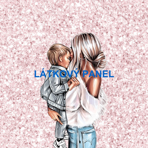 Bavlněný panel 25x25 cm