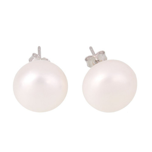 1set White Silver Natural Pearl 925 Sterling