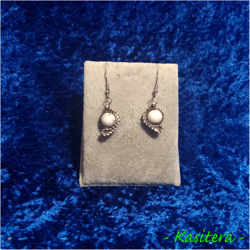 Náušnice s magnezitem — foto 1