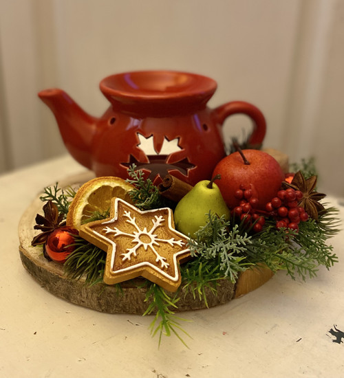 Vánoční čajík aromalampa — foto 1