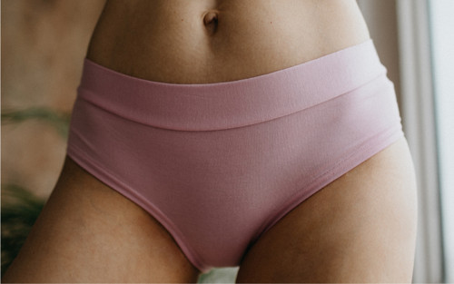 Rosa I kalhotky bez krajky s nápletem růžové