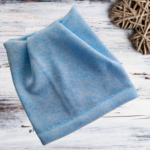 Dětská oušková čepice KNIT BABY BLUE vel.S